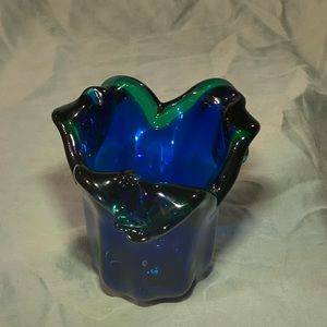 Brand new Murano glass vase, hand made, Italy